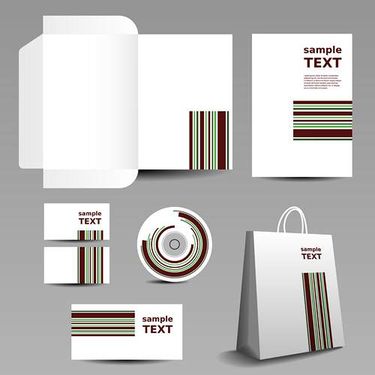 وکتور کیف مقوایی دسته دار وکتور لیبل سی دی