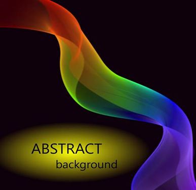 وکتور موج گرافیکی وکتور موج رنگی انتزاعی