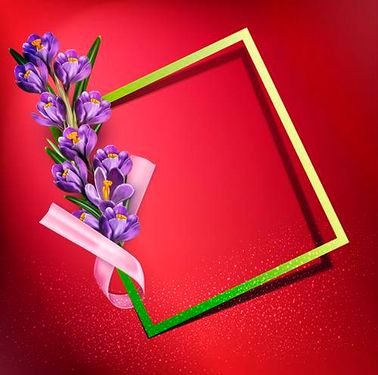 وکتور شاخه گل وکتور پس زمینه جلوه نور