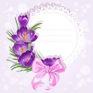 وکتور شاخه گل وکتور  حاشیه گل