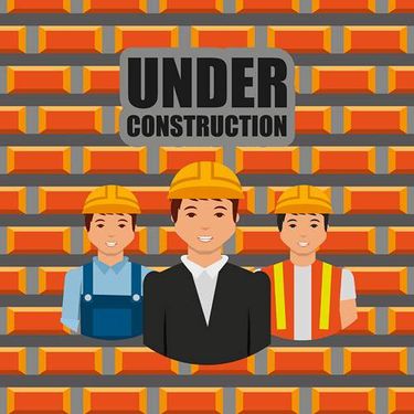 وکتور دیوار آجری وکتور در دست ساختمان