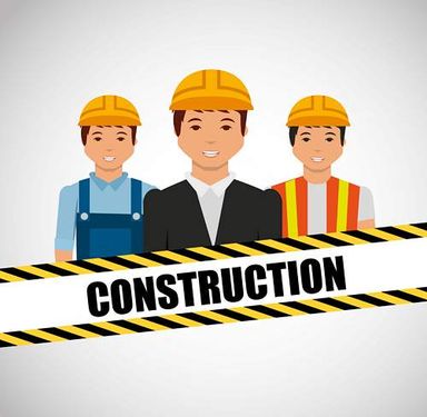 وکتور ساخت و ساز وکتور در دست ساختمان