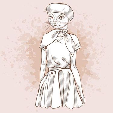 وکتور مدل لباس زنانه وکتور گالری پوشاک