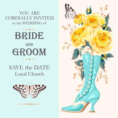 وکتور دسته گل وکتور بوت زنانه