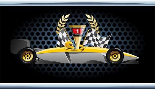 وکتور ماشین مسابقه وکتور خودرو فرمول یک