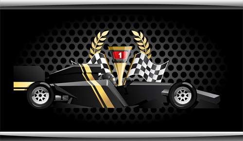 وکتور ماشین مسابقه وکتور خودرو فرمول یک