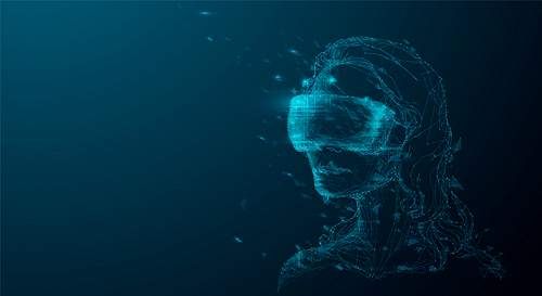 وکتور واقعیت مجازی وکتور عینک واقعیت مجازی