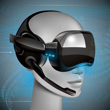 وکتور واقعیت مجازی وکتور عینک واقعیت مجازی