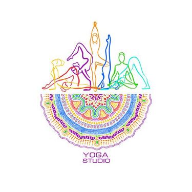 وکتور تناسب اندام بانوان  وکتور ورزش یوگا