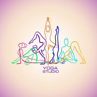 وکتور تناسب اندام بانوان  وکتور ورزش یوگا