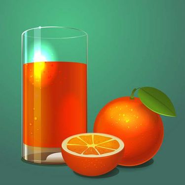 وکتور آب میوه طبیعی وکتور کافی شاپ