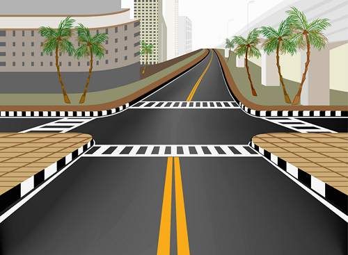 وکتور جاده وکتور آسفالت وکتور خط کشی جاده