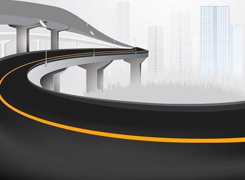 وکتور جاده وکتور آسفالت وکتور  خیابان