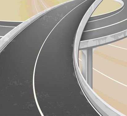 وکتور جاده  وکتور راه آسفالت