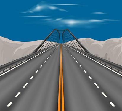 وکتور جاده  وکتور راه آسفالت وکتور بزرگراه