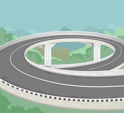 وکتور جاده  وکتور راه آسفالت