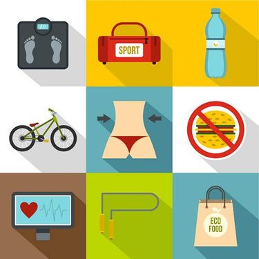 وکتور ترازوی دیجیتال وکتور دوچرخه