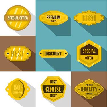 وکتور لیبل وکتور برچسب وکتور لیبل طلایی