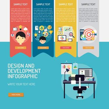 وکتور اینفوگرافی تجارت وکتور اینفوگرافی رنگی