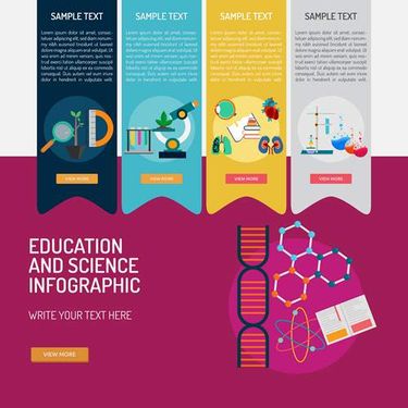 وکتور اینفوگرافی علمی  وکتور اینفوگرافی  پزشکی