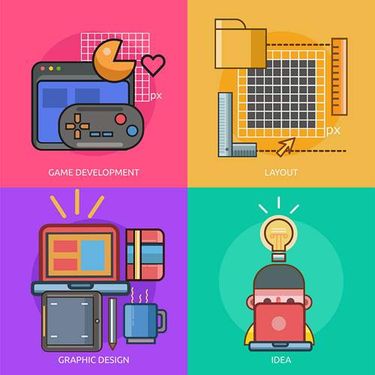 وکتور توسعه بازی های کامپیوتری وکتور گرافیک