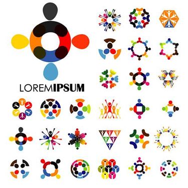 وکتور لوگو گرافیکی سه بعدی وکتور آرم