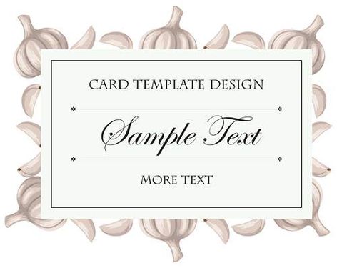 وکتور طراحی کارت وکتور حاشیه سیر