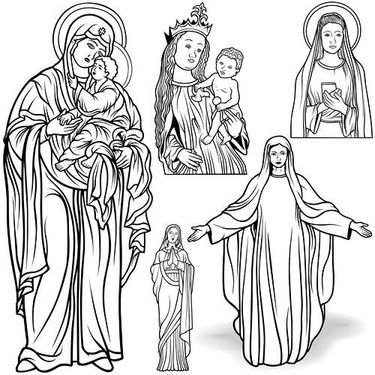 وکتور زن مسیحی  وکتور زن با حجاب