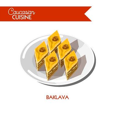 وکتور رستوران وکتور ظرف غذا وکتور روبان