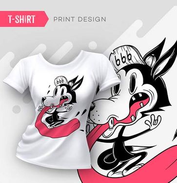 وکتور گالری لباس زنانه وکتور تیشرت زنانه