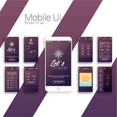 وکتور موبایل وکتور گوشی هوشمند