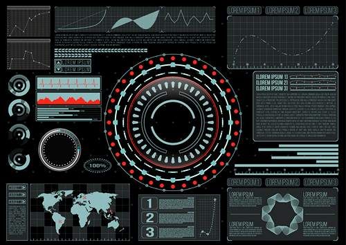 وکتور  تکنولوژی وکتور فناوری وکتور نقشه دنیا