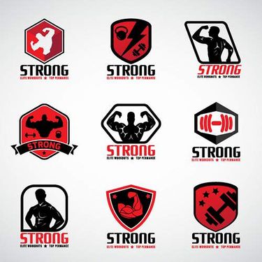 وکتور لوگو بدنسازی وکتور لوگو پرورش اندام