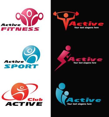 وکتور لوگو بدنسازی وکتور لوگو پرورش اندام