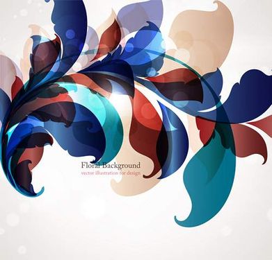 وکتور گل و بوته وکتور پس زمینه جلوه نور