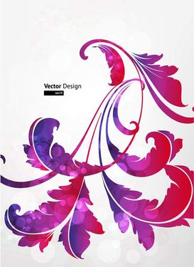 وکتور گل و بوته وکتور پس زمینه جلوه نور