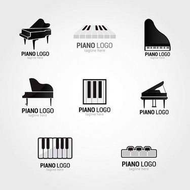وکتور لوگو پیانو وکتور لوگو موسیقی