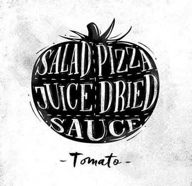 وکتور گوجه فرنگی  وکتور میوه فروشی