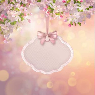 وکتور حاشیه گل طبیعی وکتور حاشیه شکوفه