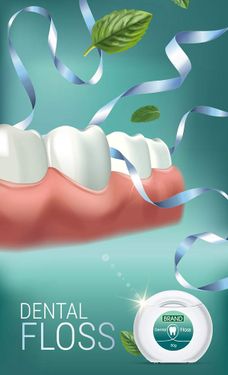 وکتور دندان پزشکی وکتور نخ دندان