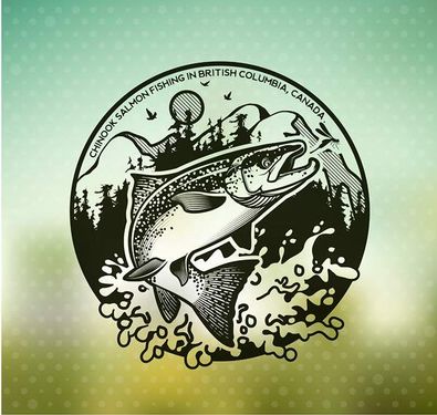 وکتور لوگو ماهی وکتور لوگو پرورش ماهی