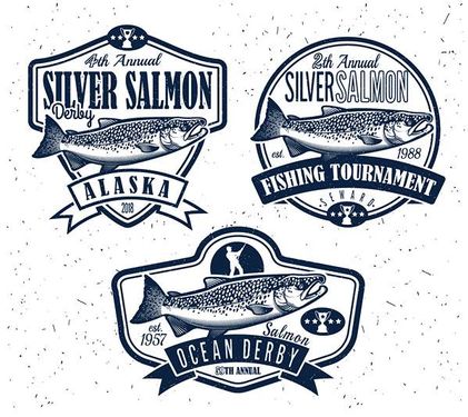 وکتور لوگو ماهی وکتور لوگو پرورش ماهی