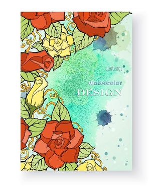 وکتور بک گراند گل وکتور پس زمینه گل