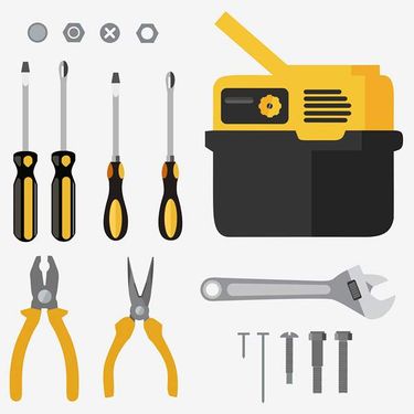 وکتور ابزارآلات وکتور جعبه ابزار