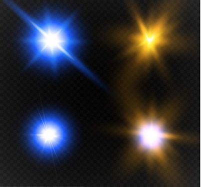 وکتور جلوه نور وکتور تابش نور