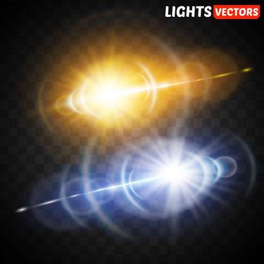 وکتور جلوه نور وکتور تابش نور