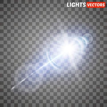 وکتور جلوه نور وکتور تابش نور