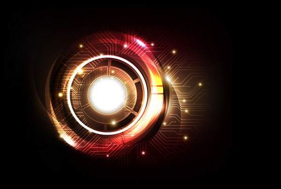 وکتور بک گراند انتزاعی جلوه نور