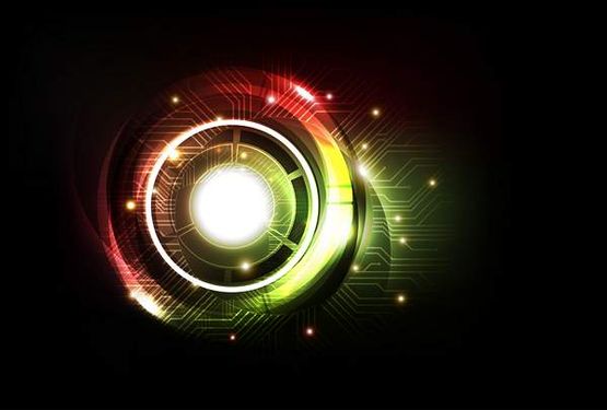 وکتور بک گراند انتزاعی جلوه نور