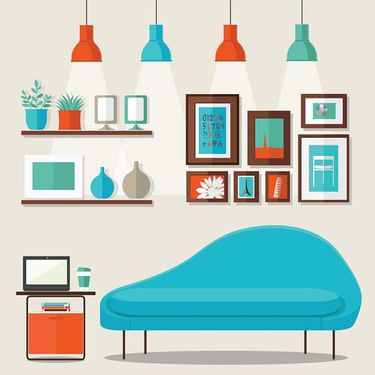 وکتور دکوراسیون داخلی وکتور وکتور مبل